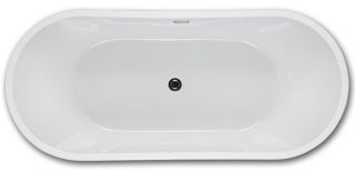 Акриловая ванна Cerutti SPA Resia CT7388 отдельностоящая 168x73см