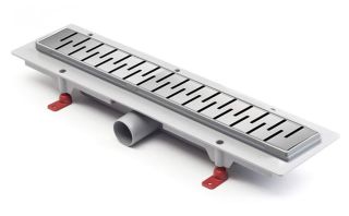 Душевой лоток Paini Medium CH450MN с рамкой 45см хром глянец