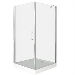 Душевой уголок Good Door Pandora CR-80-T-CH стекло прозрачное с рисунком Тростник