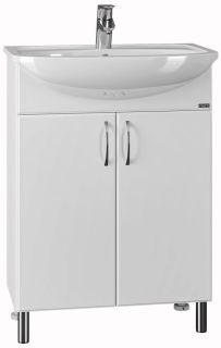 Тумба под раковину СанТа Сити 201075 60см белый