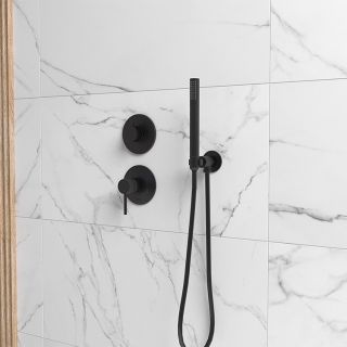 Встраиваемый дивертор Paini Cox 78PZ471 на три выхода чёрный матовый