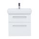 Тумба подвесная Dreja.Rus Q MAX 60 под умывальник Q-60, белый глянец
