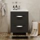 Тумба под раковину напольная Velvex Orlando tn.ORL.CLA.60.2Y графит, 60 см