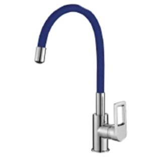 Смеситель для кухонной мойки Rossinka Z35-35U Синий Хром