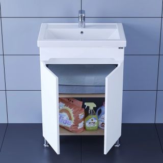 Тумба под раковину СанТа Лондон 224015 60см белый