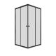 Душевой уголок Triton Вента Щ0000053381 90x90 см профиль чёрный стекло прозрачное