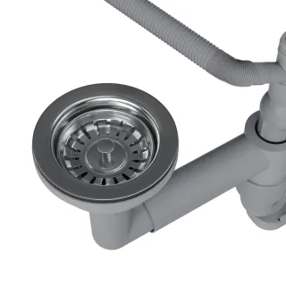 Выпуск для кухонной мойки Reflexion Part RX9003SS полированная сталь