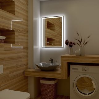 Зеркало с подсветкой Art&Max Monza 60x80см AM-Mon-600-800-DS-F