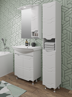 Зеркальный шкаф Runo правый Стиль 65 (УТ000002339)