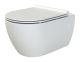 Подвесной унитаз Boheme Bianca 963-SET-MW безободковый белый матовый