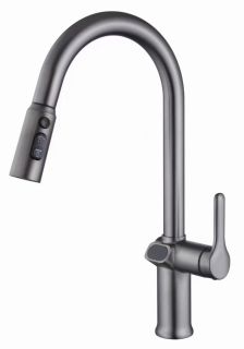 Смеситель для кухни ESKO Gun Metal K15GMLED графит