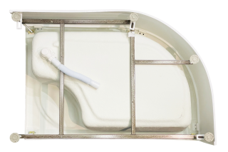 Душевой поддон Royal Bath 120x80см левый белый RB8120BK-L