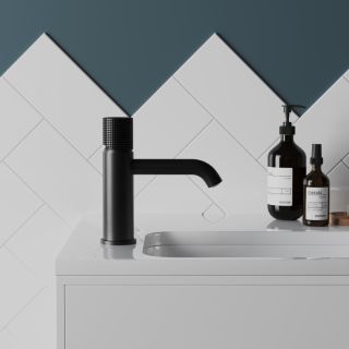 Смеситель для раковины Paini Cox Grip 7GPZ205O чёрный матовый