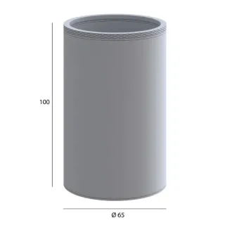 Стакан для зубных щёток Boheme Uno 10982-MW белый матовый