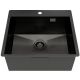 Мойка кухонная Reflexion Iseo 50-BL RX2250SS оружейная сталь
