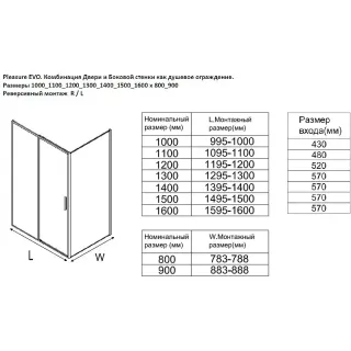 Душевой уголок Aquanet Pleasure Evo AE65-130x80-CT 324121 130x80 см профиль хром стекло прозрачное