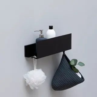 Полка Aquanet Магнум 274182 60 см чёрный матовый