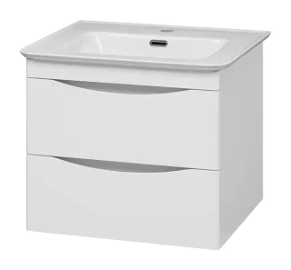 Подвесная тумба под раковину Misty Мираж 60 см П-Мир-01060-011П2Я белый