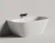 Ванна из искусственного камня Salini Sofia Wall S-Stone 102527M 160x80см белый матовый