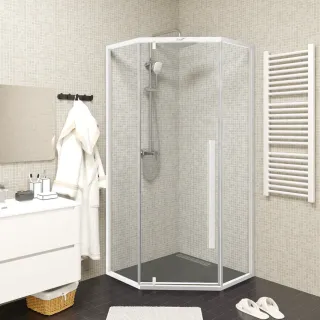 Душевой уголок Cerutti SPA C3AW 90x90см белый