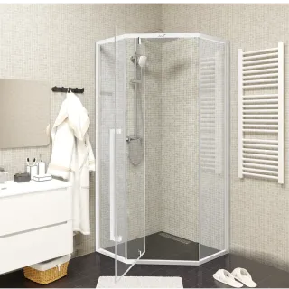 Душевой уголок Cerutti SPA C3AW 90x90см белый