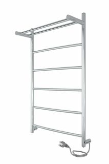 Полотенцесушитель электрический Indigo Arc LCAE80-50PR с полкой 80x50 см хром