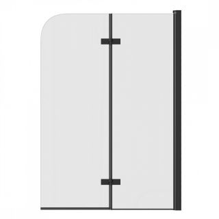 Шторка на ванну 100х140 см Maretti Valentina VA41R100140097-560, профиль черный