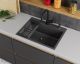 Кухонная мойка DQ DQS604506 60см графит