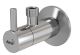 Угловой вентиль AlcaPlast с фильтром 1/2" ? 3/8" круглый хром ARV001