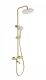 Душевая стойка Wonzon & Woghand INN 4 WW-B3047-A1-BG с термостатом брашированное золото