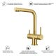 Смеситель для кухни Splenka S70.61.03 с подключением фильтра золотой сатин