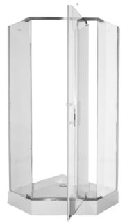 Душевой уголок Parly с поддоном 90x90см хром ZPE911T
