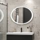 Зеркало с подсветкой Art&Max Pescara 90x70см AM-Pes-900-700-DS-F