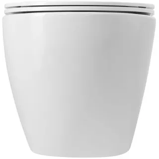 Унитаз подвесной ArtMax Bianchi AM9311CHR безободковый с сиденьем микролифт белый