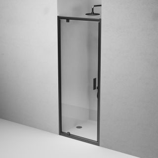 Душевая дверь в нишу Am.Pm Gem W90G-80-1P-BT 80 см чёрный матовый