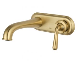 Встраиваемый смеситель для раковины Wonzon & Woghand Steam WW-88869008-BG брашированное золото