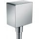 Шланговое подсоединение Hansgrohe Fixfit Stop Square  26455000 хром