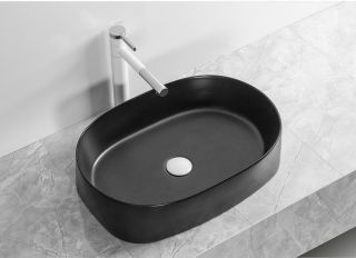 Раковина Cerutti SPA CR2691 56см чёрный матовый