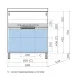 Напольная тумба под раковину Style Line Матис ЛС-00002442 70 см белый матовый