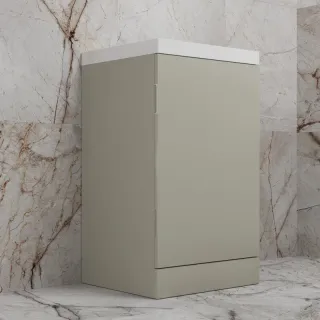 Напольная тумба под раковину Style Line Моно ЛС-00002452 50 см санд серая галька