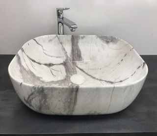 Раковина  CeramaLux K397G125  белая 50 см