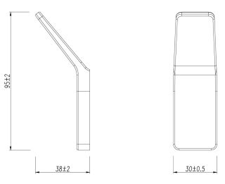 Крючок одинарный Lemark Smooth Line 9711001 хром