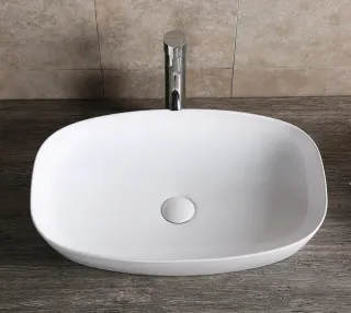 Раковина накладная Ceruttispa CR0063 67см белый