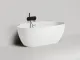 Ванна из искусственного камня Salini Alda Wall S-Sense 101915G 170x90см белый глянцевый