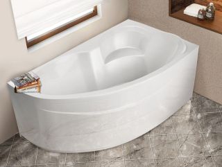 Акриловая ванна Relisan Eco Plus Эльба 170х100 R Гл000023039 без гидромассажа