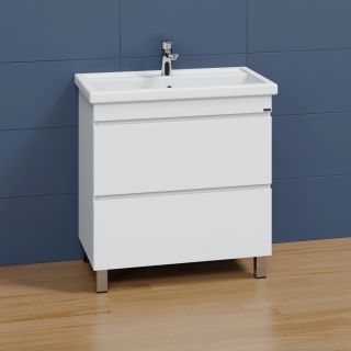 Тумба под раковину СанТа Марс 700295 80см белый