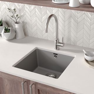 Кухонная мойка Lemark Sinara 440-U 9910069 грей