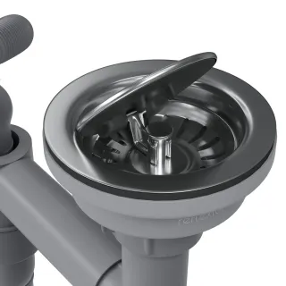 Выпуск для кухонной мойки Reflexion Part RX9003SS полированная сталь