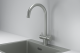Смеситель для кухни Granula Kitchen Space 7104, СТАЛЬ МАТОВАЯ