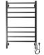 Полотенцесушитель электрический Domoterm Квадро DMT П8 500x800 EK R чёрный